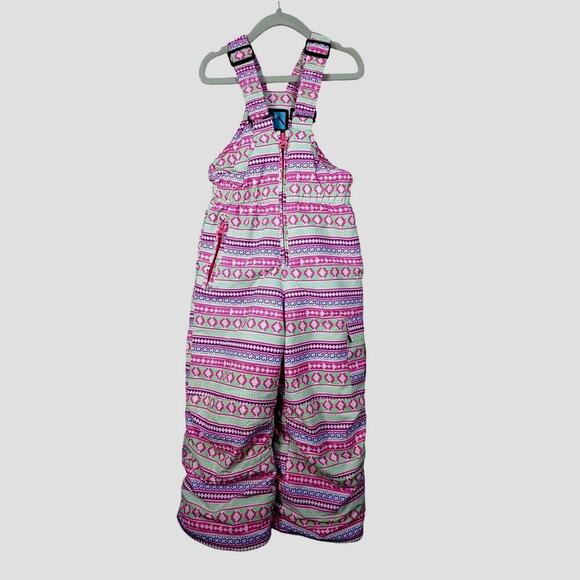 Iceburg Snow Bib/ Pant  Toddler Size 4T  Pink White Purple Green - Picture 1 of 8